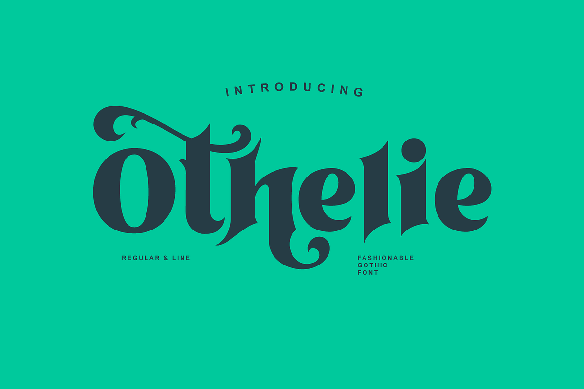 Othelie Font, a Blackletter Font by creativemedialab (Photo 1 of 11)