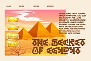 Axubies - Egyptian Gaming Font, a Sans Serif Font by Dhabee (Thumbnail 11 of 15)