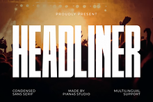 Headliner - Condensed Sans Serif