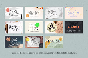 Handwritten Fonts And More Bundle