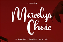 Marvelya Cherie - Brush Calligraphy