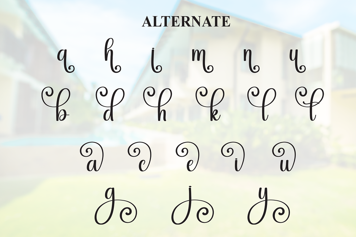 Bighome | Script Font, a Handwritten Font by Scratchones (Photo 8 of 9)