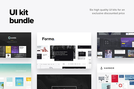 UI Kit Bundle, an UI Kit Template by erigon