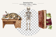 Dark Academia Sublimation, an Animal Illustration by Artnoy (Thumbnail 3 of 18)