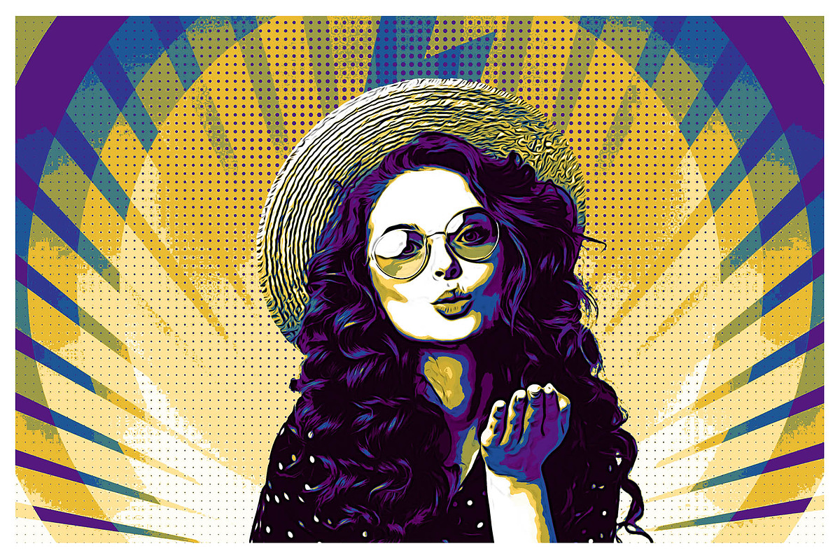 Photoshop Pop Art Style Photo Effect, an Action Add-On by Photoshop Action (Photo 16 of 17)