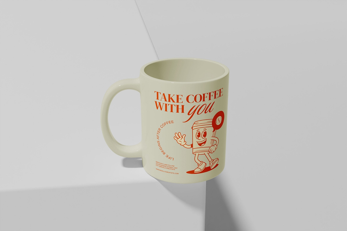 Realistic Mug Mockup PSD, a Cups & Container Mockup by MA-KING_ART (Photo 2 of 5)