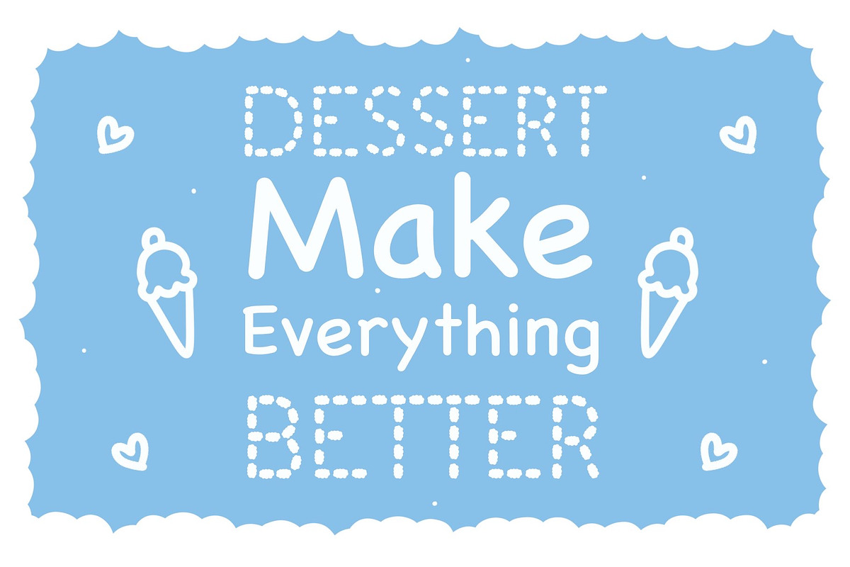Fluff Line | Display Font, a Symbol Font by LivelyAutumn11.11 (Photo 5 of 5)