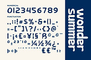 Wonder Summer – Funky Display Font, a Sans Serif Font by Artiveko (Thumbnail 4 of 7)