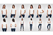 Female T-Shirt Mockups Vol 3 Part 1, a Shirt Mockup by Hi, Mock-Up! (Thumbnail 10 of 10)