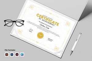 Certificate Template, a Stationery Template by Spark_Creative