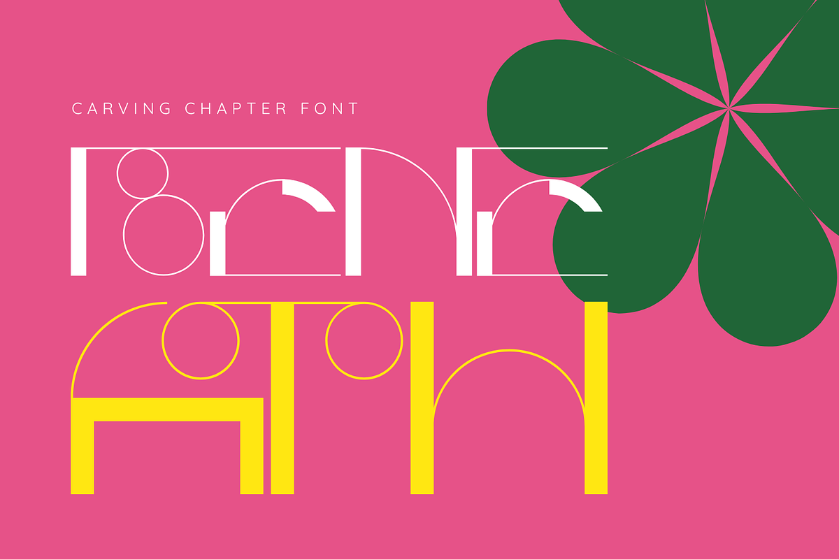 CARVING CHAPTER - ART DECO FONT, a Sans Serif Font by 177Studio (Photo 5 of 8)