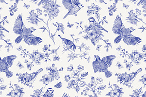 Classic. Seamless Patterns