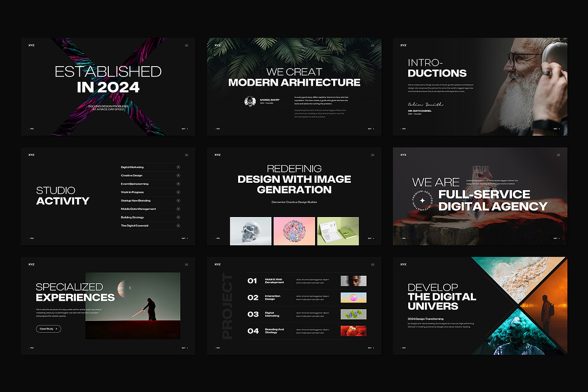 XYZ Presentation Template Design, a Presentation Template by Rocketstill (Photo 2 of 7)