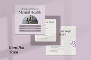 Yoga Content Canva Template, a Social Media Template by Azruca (Thumbnail 5 of 10)