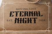 Night Life Modern Gothic, a Blackletter Font by Gumrega Studio (Thumbnail 2 of 7)