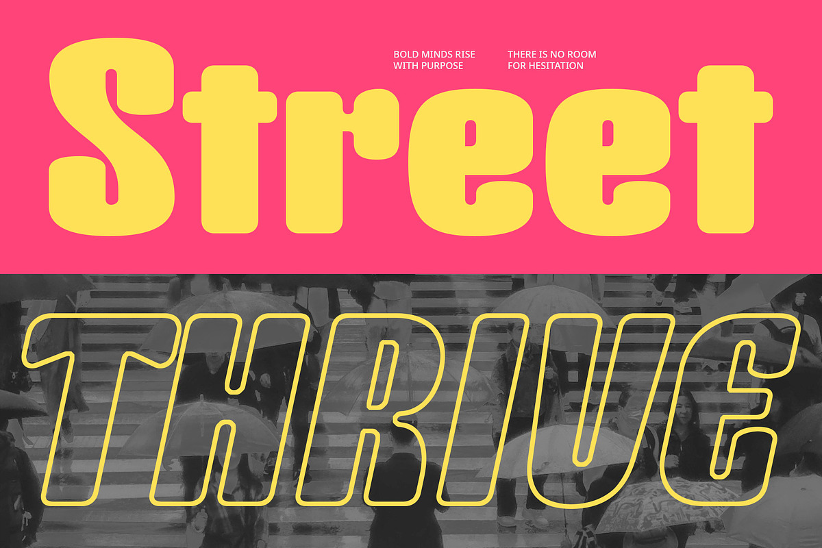 CS Bruce – Bold Font, a Sans Serif Font by Craft Supply Co. (Photo 2 of 8)