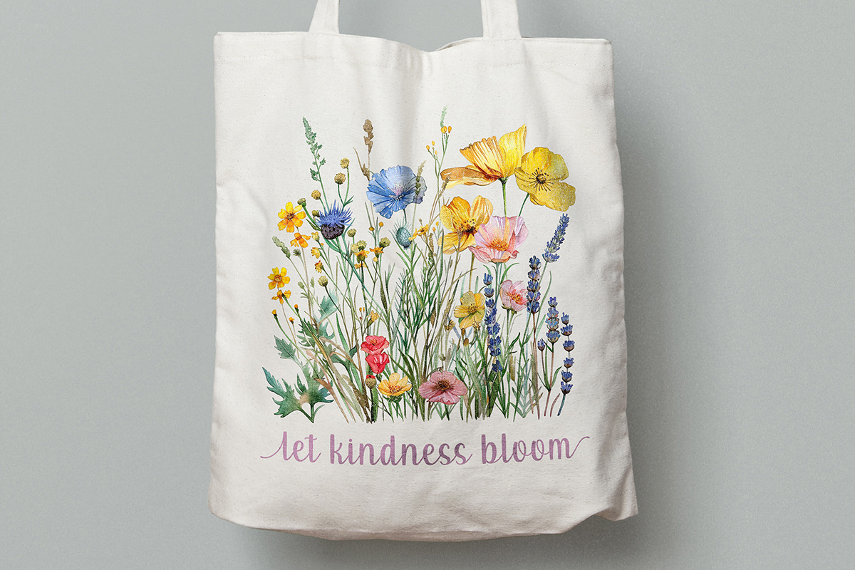 Wild Flowers Let Kindness Bloom, a Graphic by HyeRi (Photo 3 of 4)