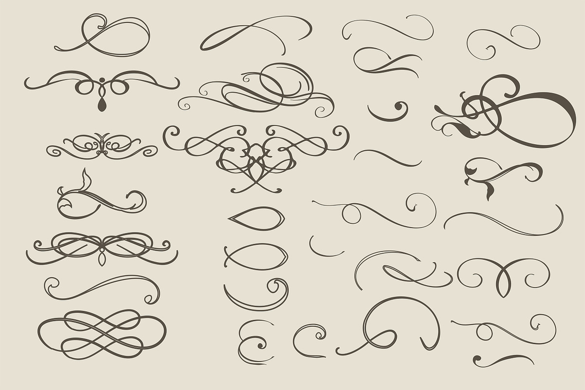Hand drawn vintage ornaments set, an Object Graphic by FleurArt (Photo 8 of 10)