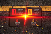 business card letter H, a Business Card Template by Indigo Graphic Shop (Thumbnail 1 of 4)