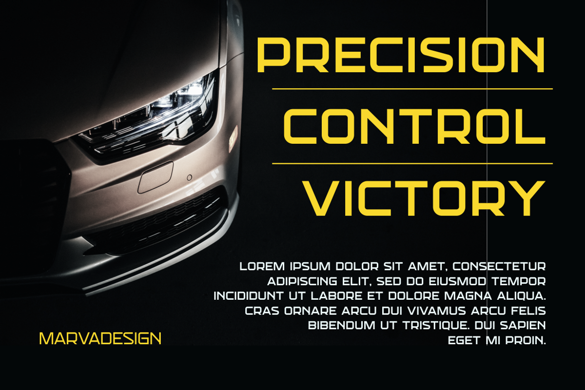 Cardot - A Modern Geometric Font, a Sans Serif Font by Marvadesign (Photo 4 of 6)