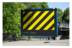 Urban Billboard Banner Mockup