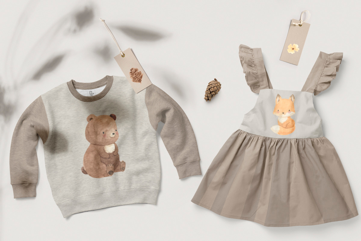 WOODLAND BABIES. Watercolor set, an Animal Illustration by OlliArtDesign (Photo 8 of 9)