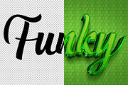 Funky 3D editable text effect, a Layer Style Add-On by Hello Muh (Thumbnail 2 of 2)