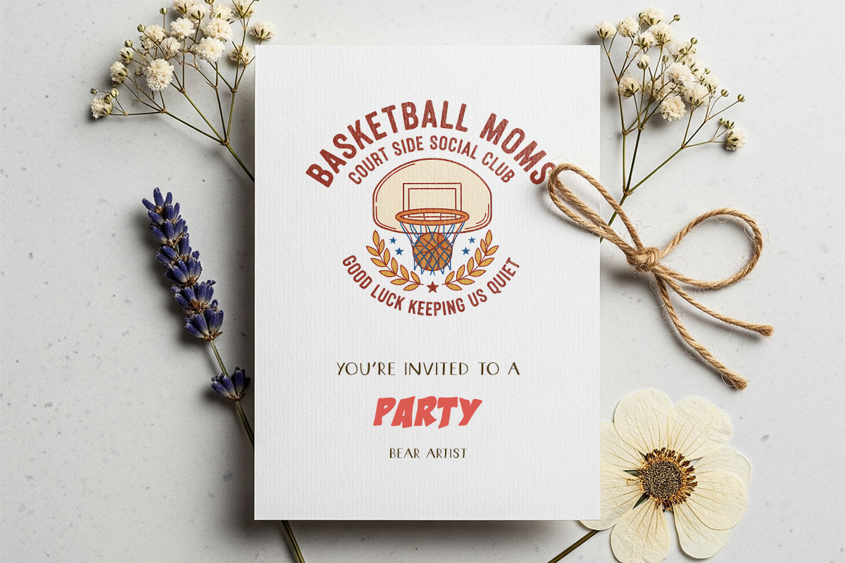 Cute Basketball Mom & Game Day, a Sport Illustration by GlitterCraft (Photo 56 of 101)