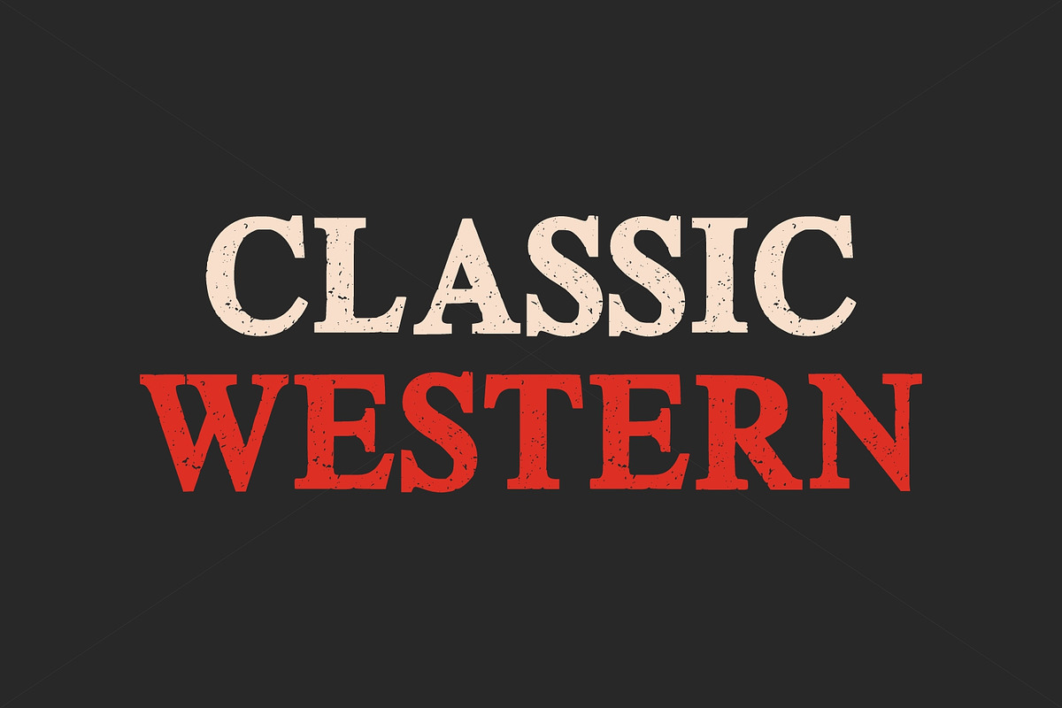 Bright Grunge Display Font, a Slab Serif Font by Fourteen Letter (Photo 2 of 6)