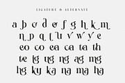 Sagita, a Serif Font by Muflieart (Thumbnail 10 of 10)