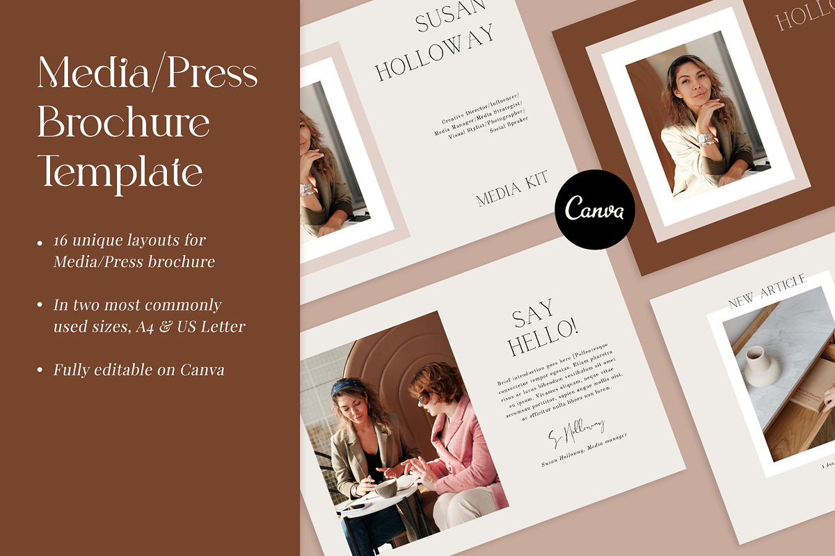 Media/Press Kit Brochure Template, a Brochure Template by RWstudio (Photo 1 of 11)