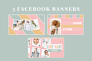 Cute Social Media Banners + Icons, a Social Media Template by SunshineStudioBoutique (Thumbnail 6 of 9)