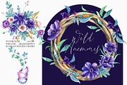 WILD ANEMONES, a Decorative Illustration by JennyColorArt (Thumbnail 1 of 12)