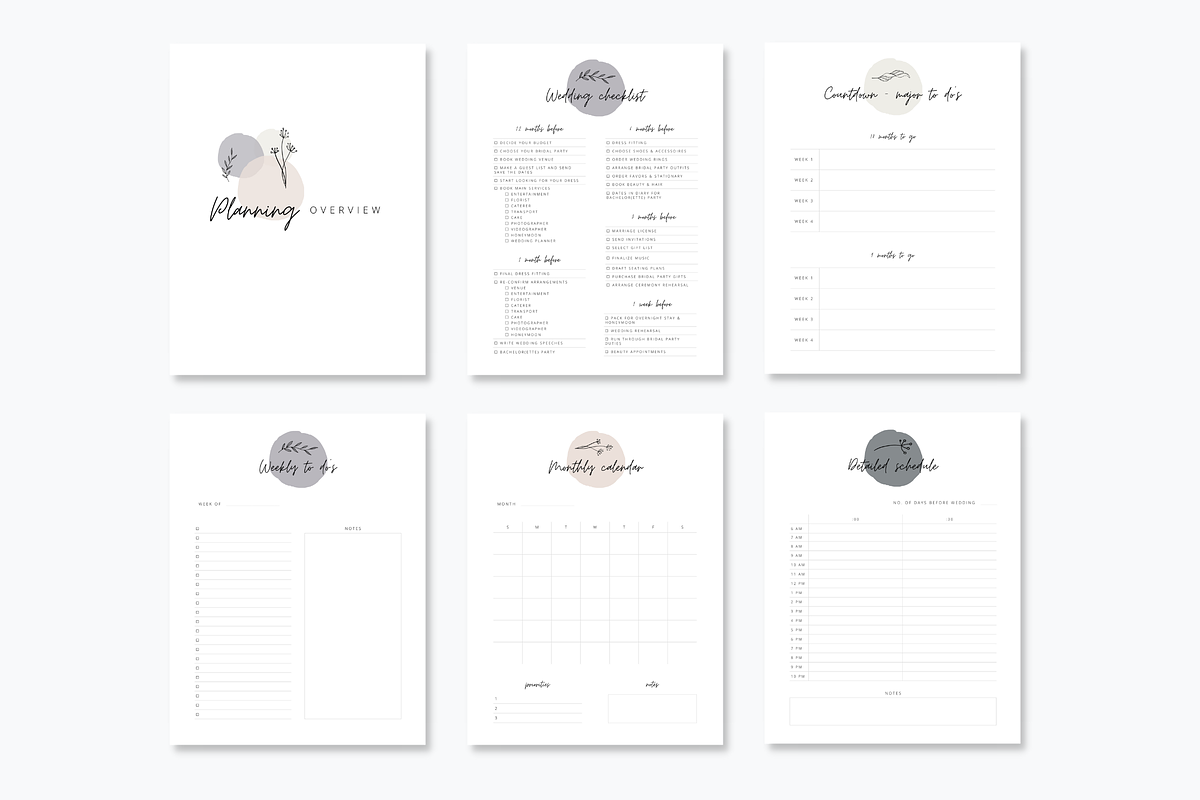 Wedding Template Bundle | Canva, a Templates & Theme by DesignStudioTeti (Photo 4 of 10)