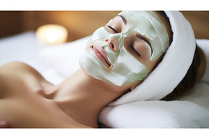 spa holiday facial ai generated, a Beauty & Fashion Photo by pikepicture