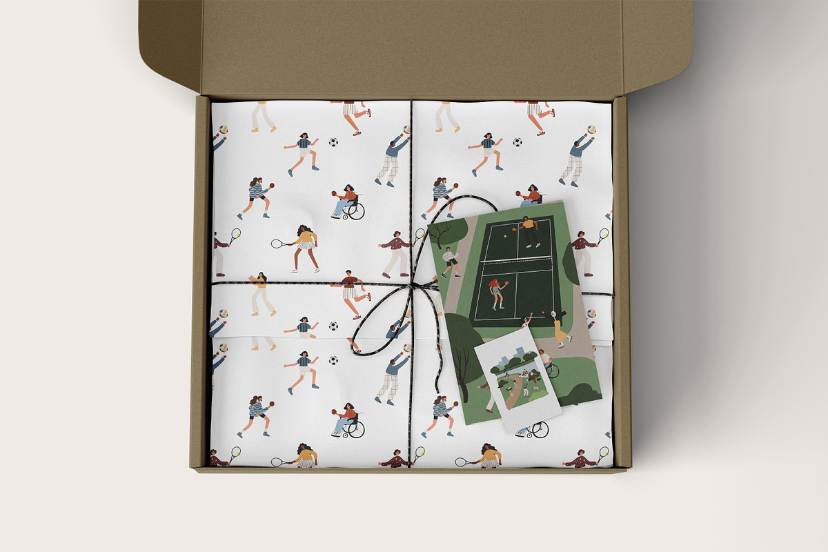 Park activity seamless patterns set, a Background Graphic by LyubovZaytseva (Photo 6 of 8)