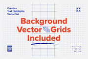 Creative Text Highlights Vector Set, an Object Graphic by Creative Veila (Thumbnail 7 of 8)