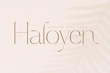 Haloyen Stylish Font Serif