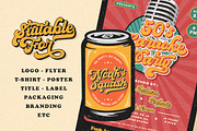 Ramdone - Retro Script, a Script Font by Letterhend Studio (Thumbnail 11 of 12)