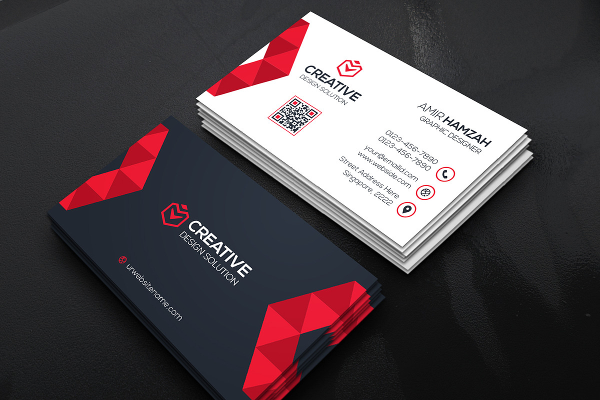 Corporate Business Card, a Business Card Template by GenerousArt (Photo 5 of 5)