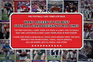 1990's Pro Football Cards PACK B