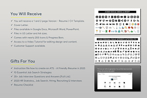 Graphic Resume Word & Google Docs 47