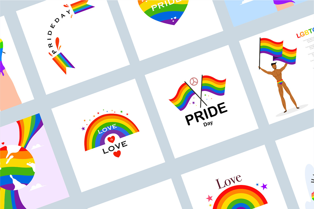 LGBTQ+ vector for pride month, an Object Illustration by foxndeer (Photo 2 of 4)