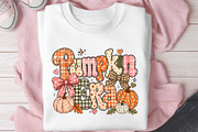 Pumpkin PNG Autumn Sticker Tshirt, a Seasonal Illustration by SugarCloudStudioArt (Thumbnail 5 of 6)