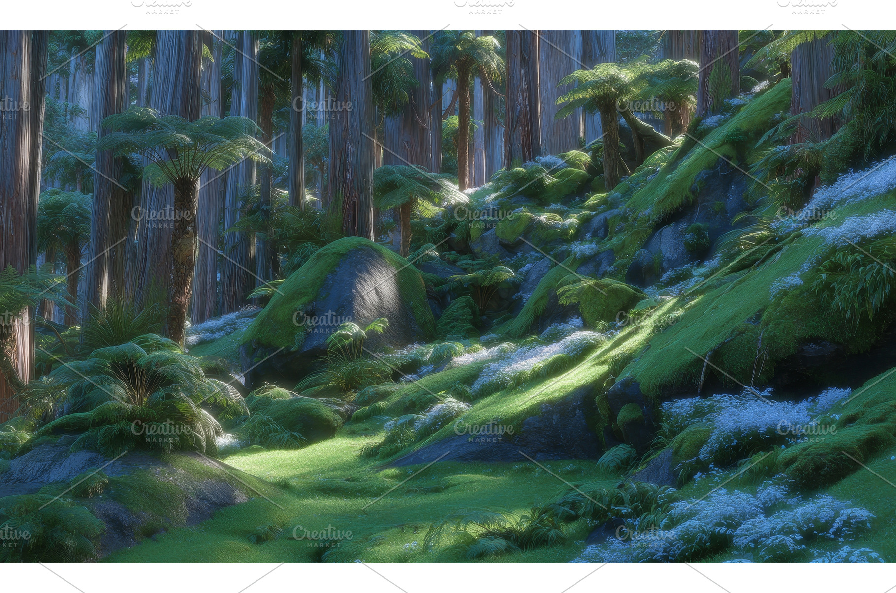 Sunlight pours through the foliage, a Nature Photo by ZinetroN