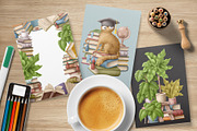 Books clipart bundle, an Education Illustration by Anastasiya Klempach (Thumbnail 14 of 14)