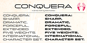 Conquera, a Sans Serif Font by Device (Thumbnail 1 of 8)