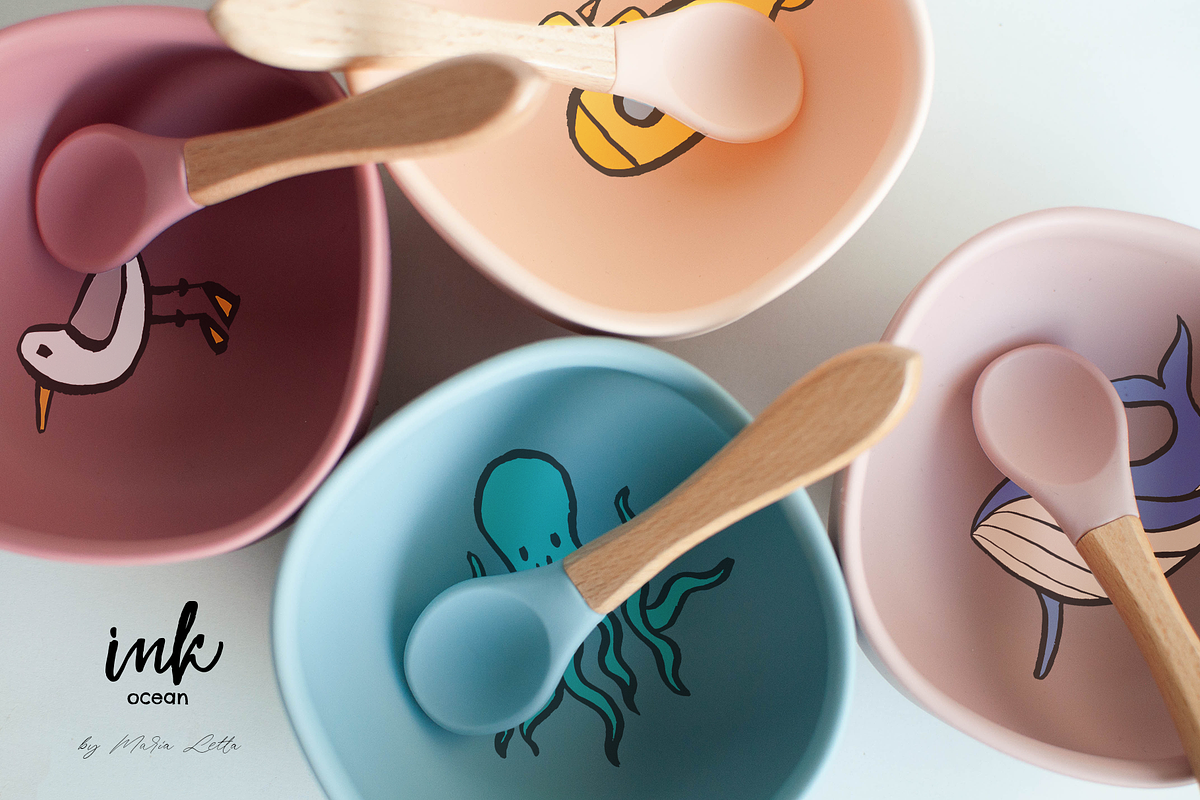 Scandinavian Ocean fun ink creator, an Object Graphic by Beauty Drops (Photo 7 of 12)
