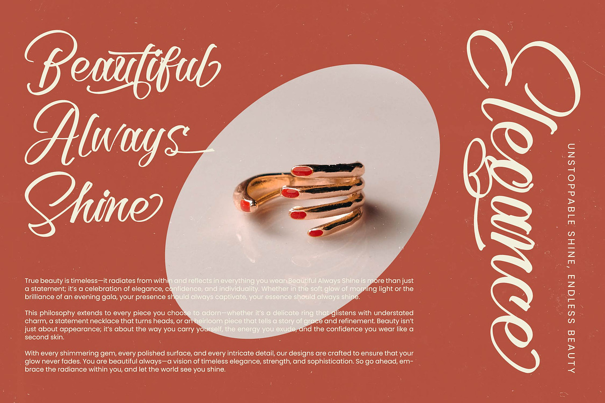 Arshapin Romantic Bold Calligraphy, a Script Font by stylishtype.co (Photo 6 of 20)