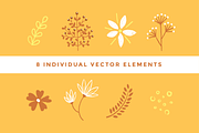 Hand-drawn Floral Pattern Collection, a Pattern Graphic by Rough Edges Supply Co. (Thumbnail 5 of 10)